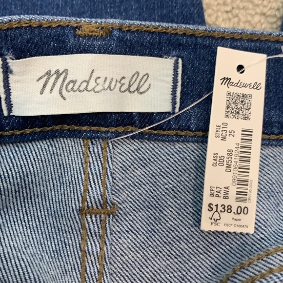 Madewell 9" Mid-Rise Skinny Jeans Medium Wash- 25- NWT - Picture 15 of 15